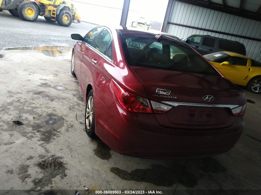 2013 Hyundai Sonata Gls VIN: 5NPEB4AC6DH527937 Lot: 36089503