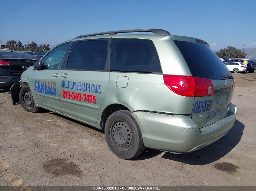 2009 Toyota Sienna Ce VIN: 5TDZK23C69S266586 Lot: 36092016