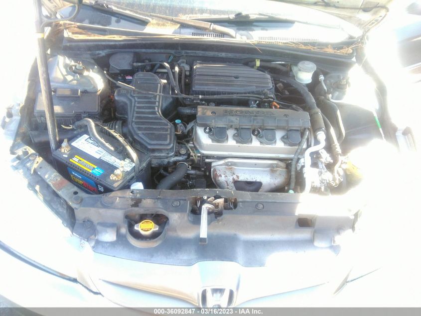 2HGES16585H623296 2005 Honda Civic Lx