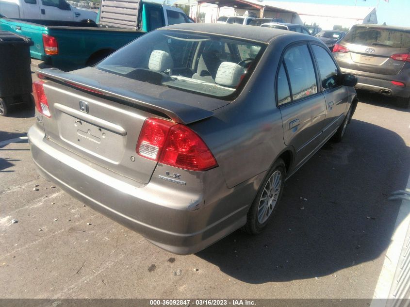 2HGES16585H623296 2005 Honda Civic Lx