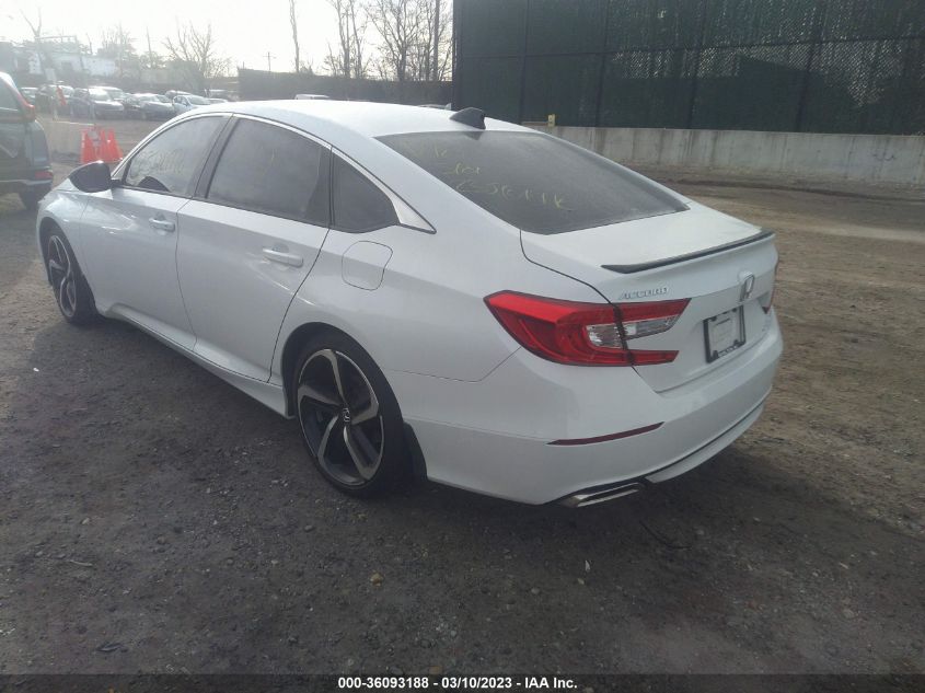 2021 Honda Accord Sport VIN: 1HGCV1F3XMA016889 Lot: 36093188