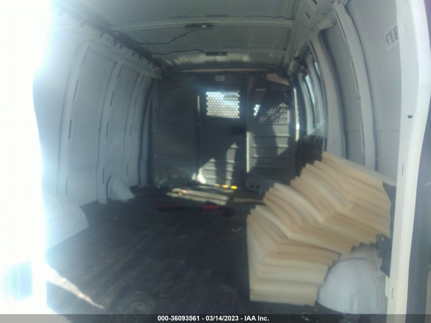 2021 Chevrolet Express Cargo Rwd 2500 Regular Wheelbase Wt VIN: 1GCWGAFP9M1205705 Lot: 36093561