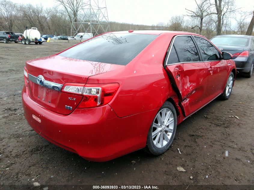 4T1BD1FK4CU013712 2012 Toyota Camry Hybrid Xle