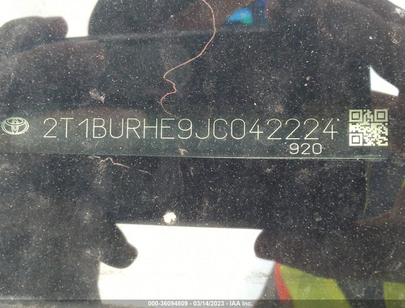 2T1BURHE9JC042224