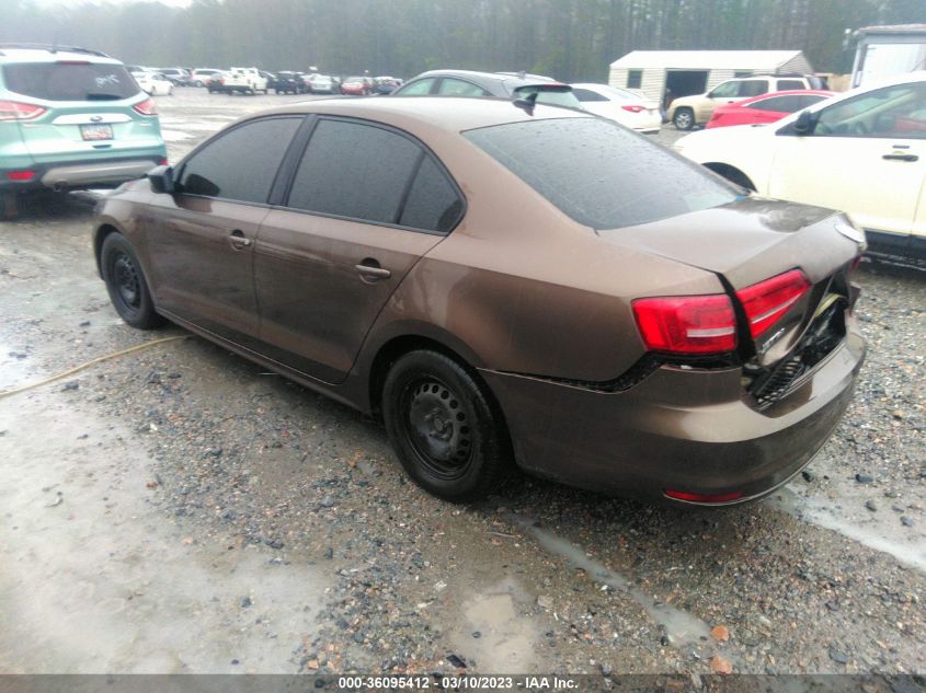 3VW2K7AJ4FM296260 2015 Volkswagen Jetta 2.0L S