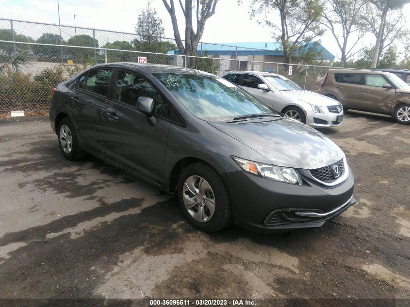 19XFB2E5XDE064502 2013 Honda Civic Lx