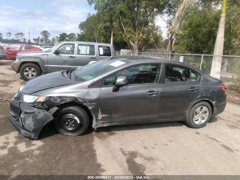 19XFB2E5XDE064502 2013 Honda Civic Lx