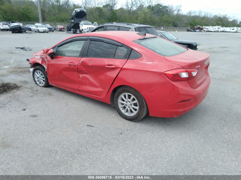 2017 Chevrolet Cruze Ls Auto VIN: 1G1BC5SM6H7190654 Lot: 36096715