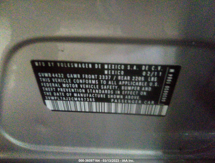 3VWPL7AJ2CM667365