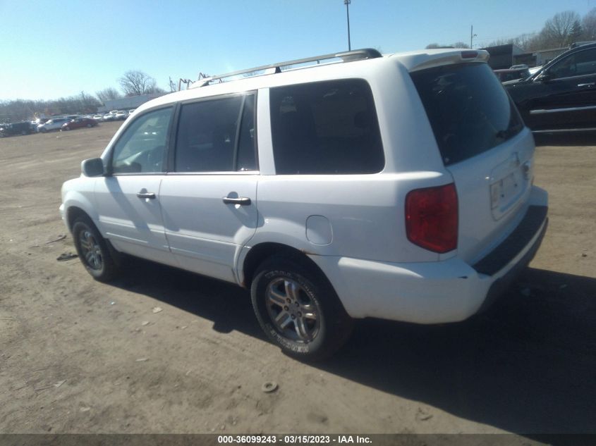 2HKYF18775H566711 2005 Honda Pilot Ex-L