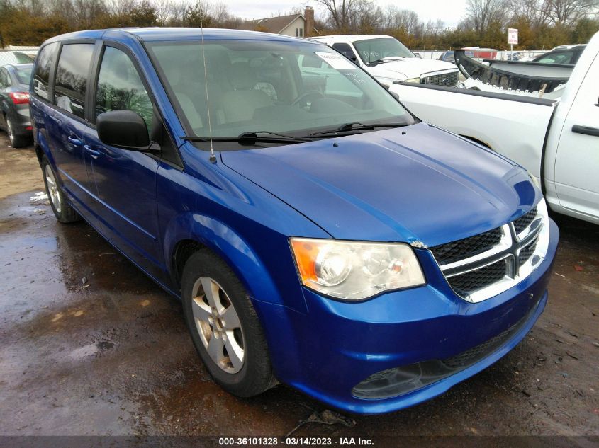 2013 Dodge Grand Caravan Se VIN: 2C4RDGBG2DR800292 Lot: 36101328