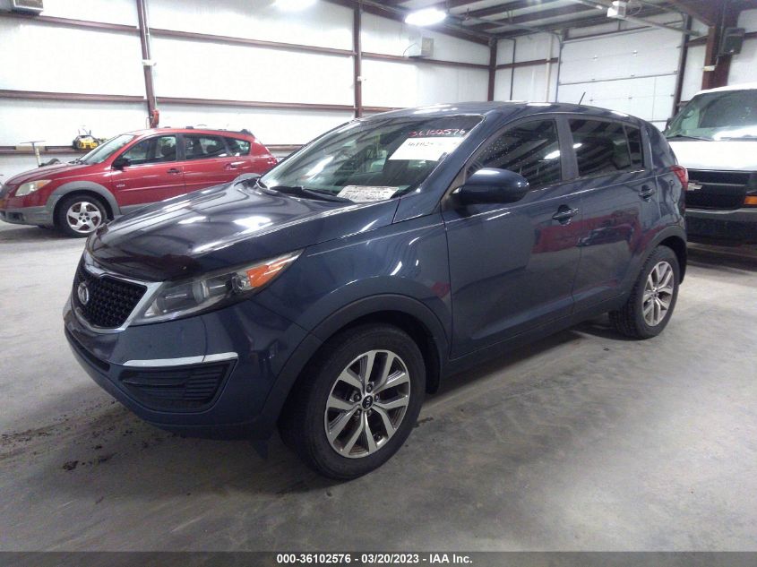 2016 Kia Sportage Lx VIN: KNDPB3AC9G7869362 Lot: 36102576