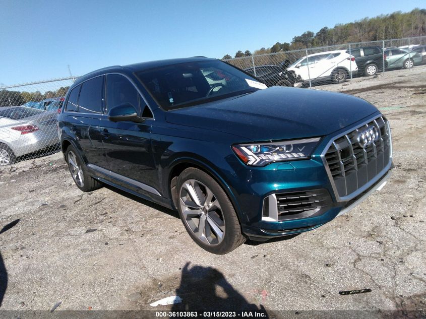 2021 Audi Q7 Prestige 55 Tfsi Quattro Tiptronic VIN: WA1VXAF73MD038987 Lot: 36103863