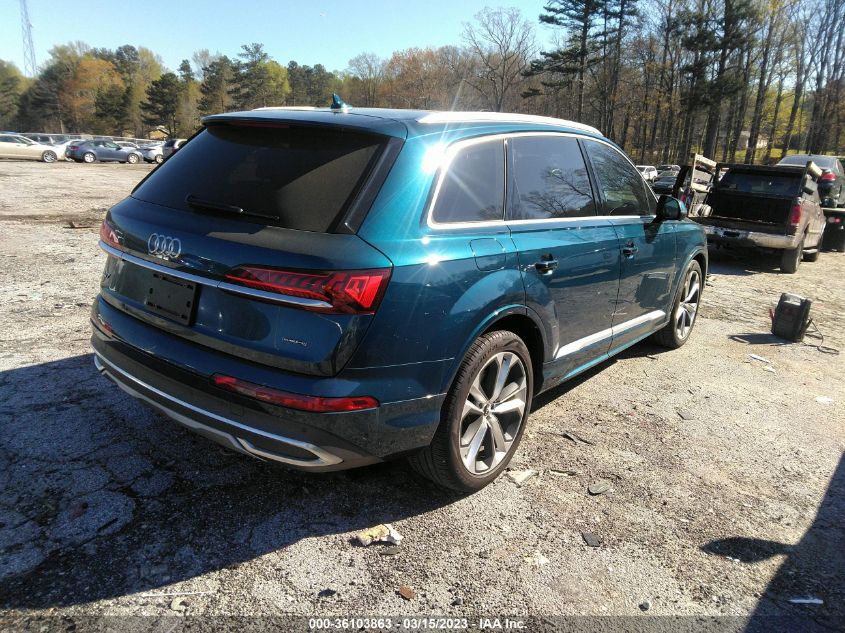 2021 Audi Q7 Prestige 55 Tfsi Quattro Tiptronic VIN: WA1VXAF73MD038987 Lot: 36103863