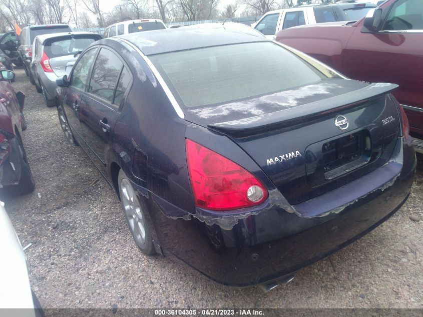 2007 Nissan Maxima 3.5 Sl VIN: 1N4BA41EX7C836193 Lot: 36104305