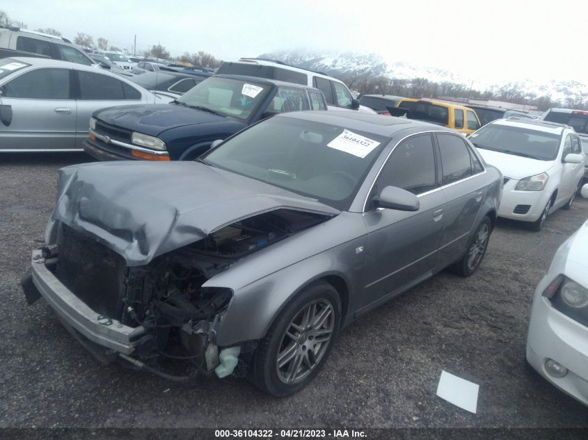 2007 Audi A4 2.0T VIN: WAUDF78E87A174277 Lot: 36104322