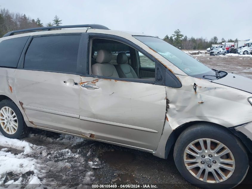 2008 Toyota Sienna Xle VIN: 5TDZK22C58S221820 Lot: 36105469