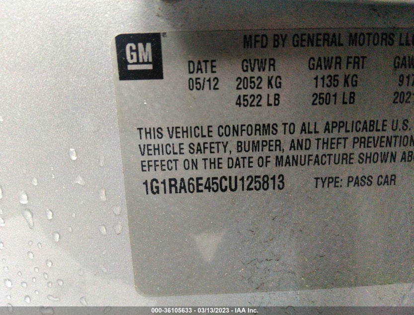 1G1RA6E45CU125813