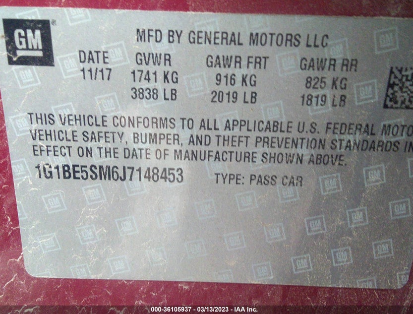 1G1BE5SM6J7148453