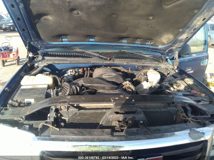 2003 GMC Sierra 1500 VIN: 2GTEK19T831404594 Lot: 36106792