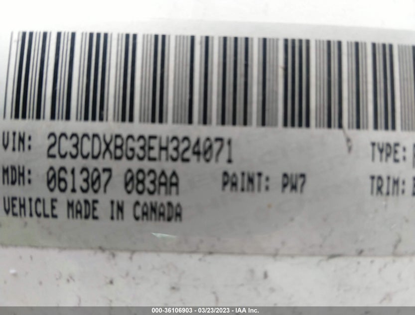 2C3CDXBG3EH324071