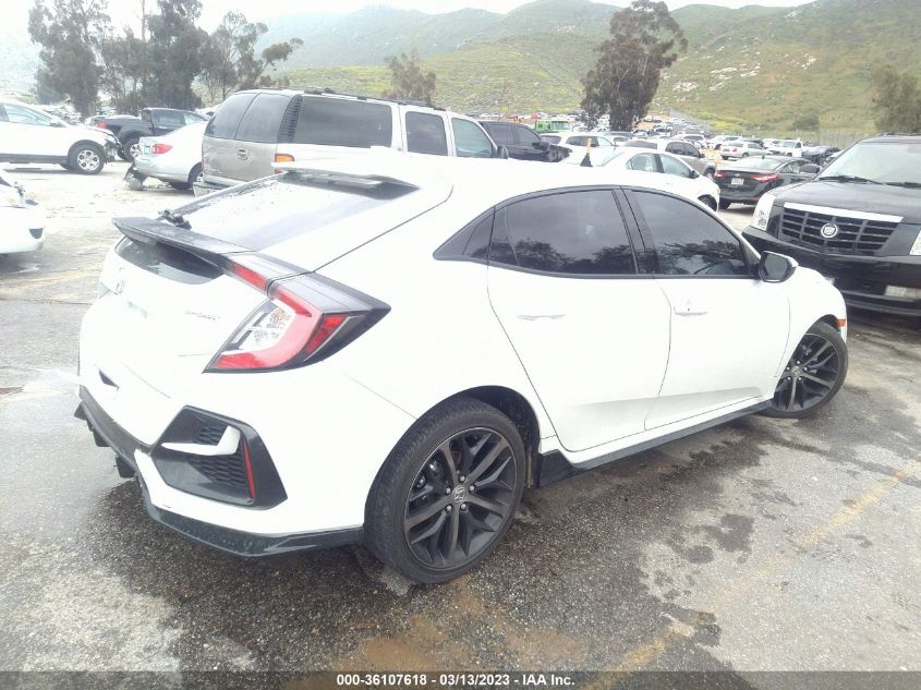 2020 Honda Civic Sport VIN: SHHFK7H45LU417641 Lot: 36107618