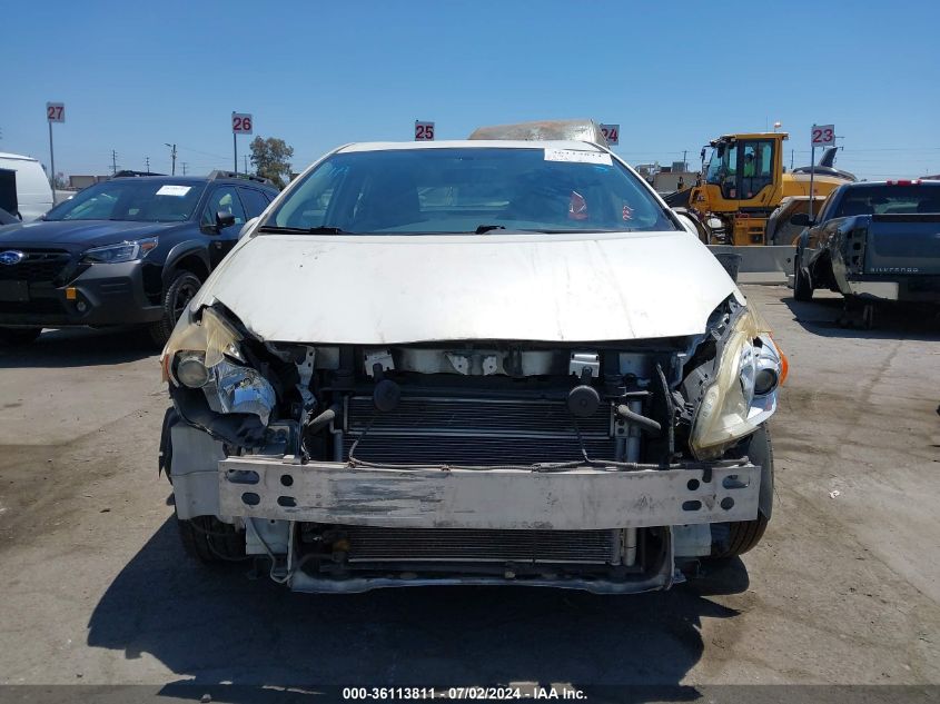 2013 Toyota Prius Two VIN: JTDKN3DU0D0341106 Lot: 36113811