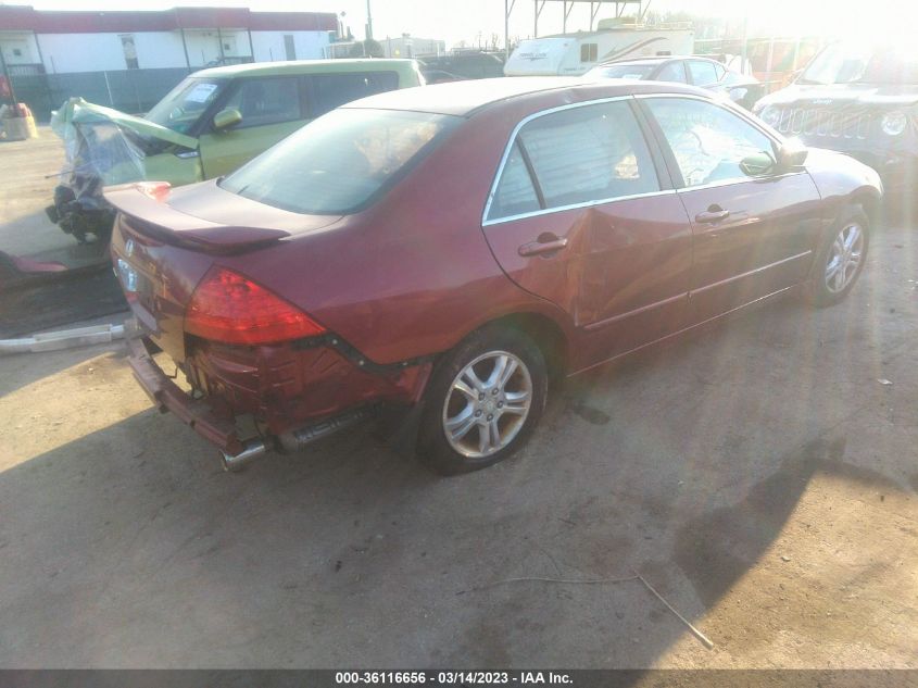 2006 Honda Accord 2.4 Se VIN: 1HGCM56336A101585 Lot: 36116656