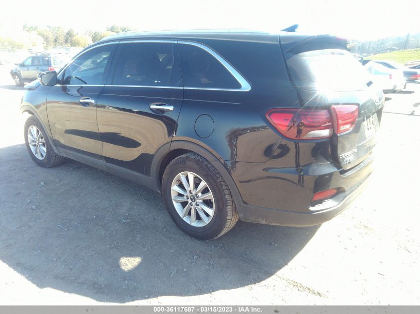 2019 Kia Sorento 2.4L Lx VIN: 5XYPG4A3XKG596175 Lot: 36117687