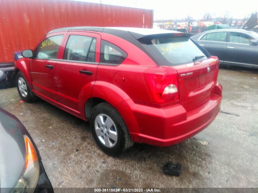 2008 Dodge Caliber Se VIN: 1B3HB28B08D656476 Lot: 36118024