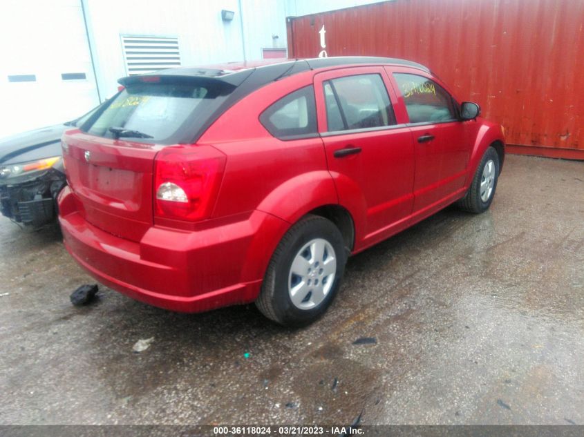 2008 Dodge Caliber Se VIN: 1B3HB28B08D656476 Lot: 36118024