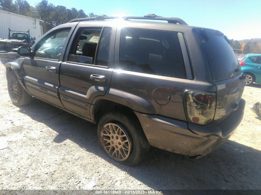 2004 Jeep Grand Cherokee Limited VIN: 1J8GX58S14C249644 Lot: 36118969