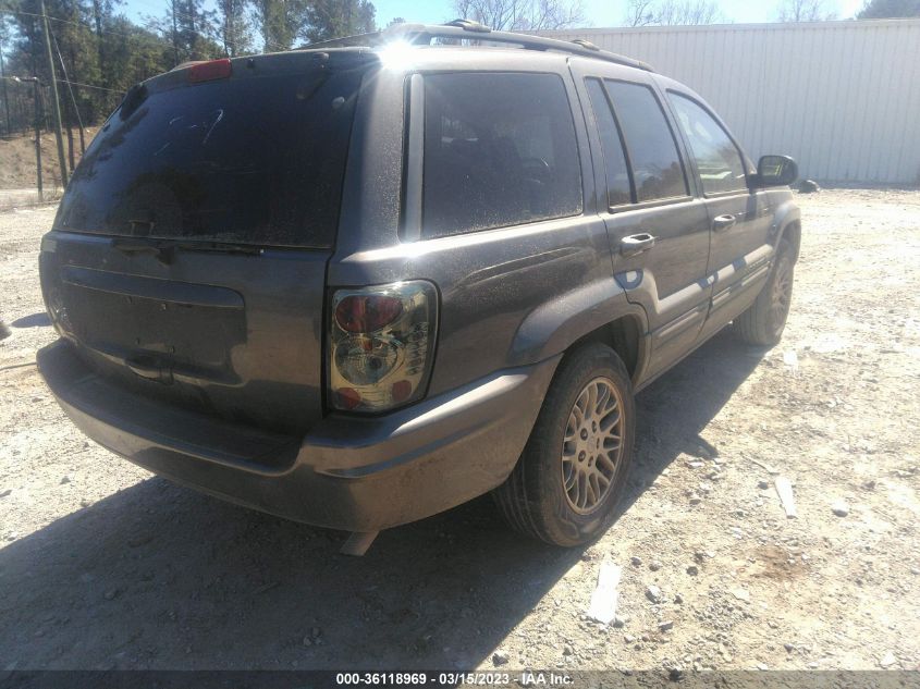 2004 Jeep Grand Cherokee Limited VIN: 1J8GX58S14C249644 Lot: 36118969