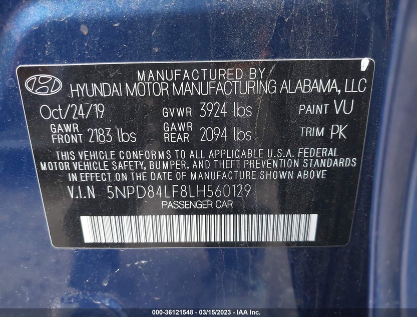 5NPD84LF8LH560129