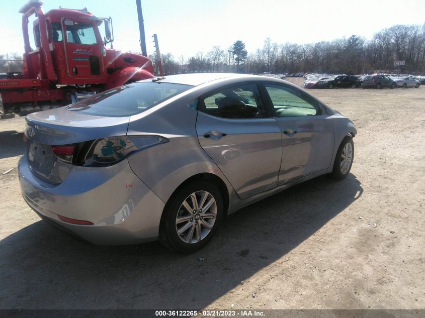 2016 Hyundai Elantra Se VIN: 5NPDH4AE1GH654093 Lot: 36122265