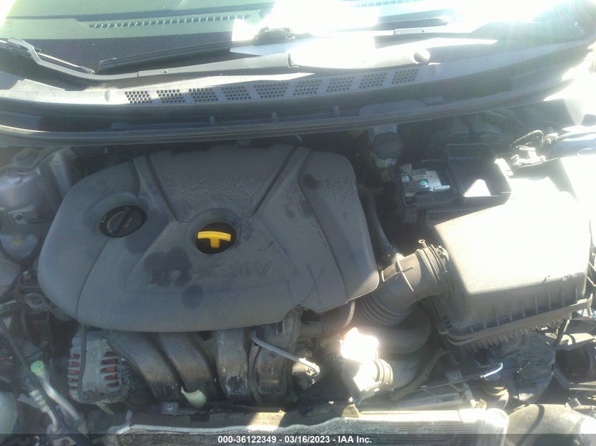 2013 Hyundai Elantra Limited Pzev VIN: 5NPDH4AE4DH177039 Lot: 36122349