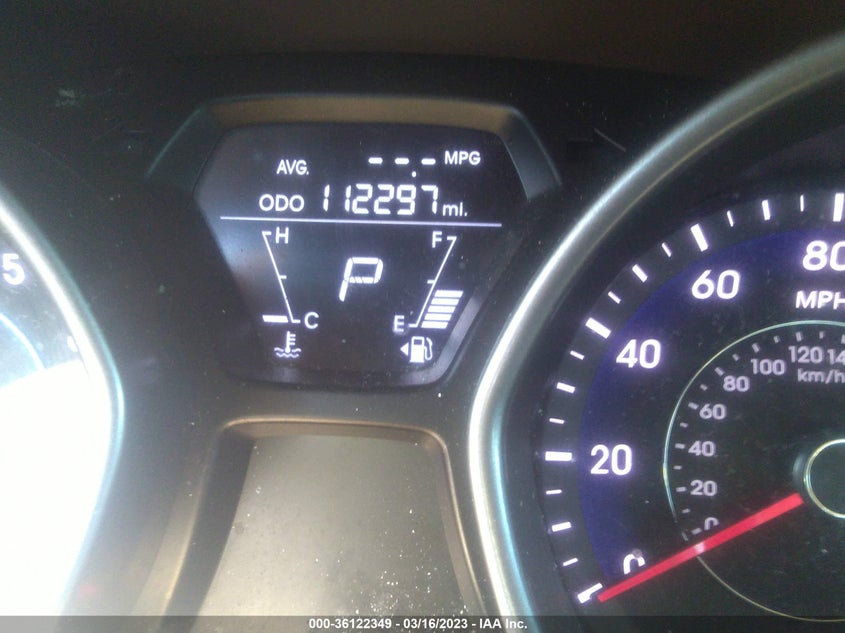 2013 Hyundai Elantra Limited Pzev VIN: 5NPDH4AE4DH177039 Lot: 36122349