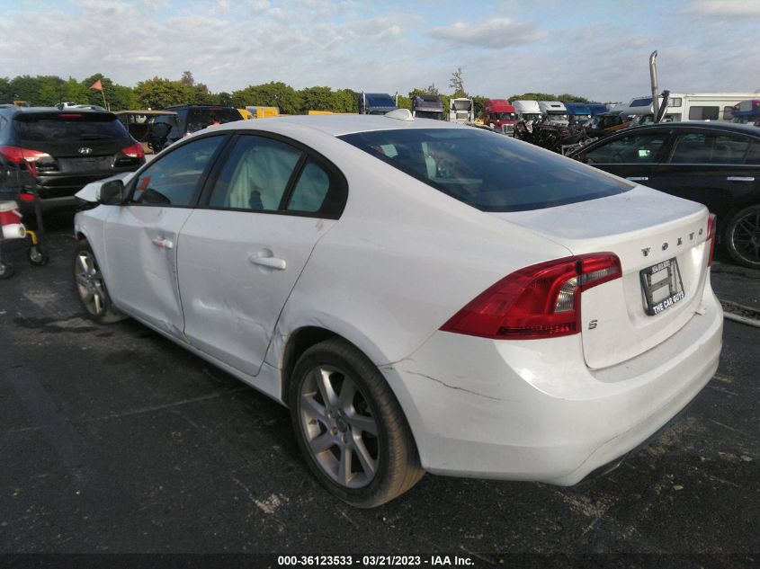 2014 Volvo S60 T5/T5 Platinum/T5 Premier/T5 Premier Plus VIN: YV1612FS2E2296754 Lot: 36123533