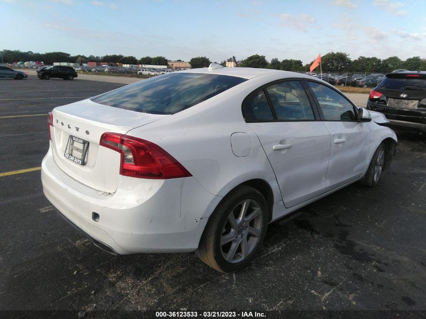 2014 Volvo S60 T5/T5 Platinum/T5 Premier/T5 Premier Plus VIN: YV1612FS2E2296754 Lot: 36123533