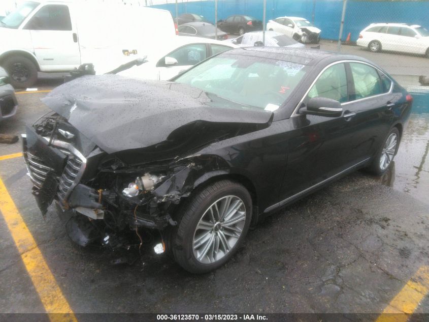 2018 Genesis G80 3.8 VIN: KMHGN4JEXJU232709 Lot: 36123570