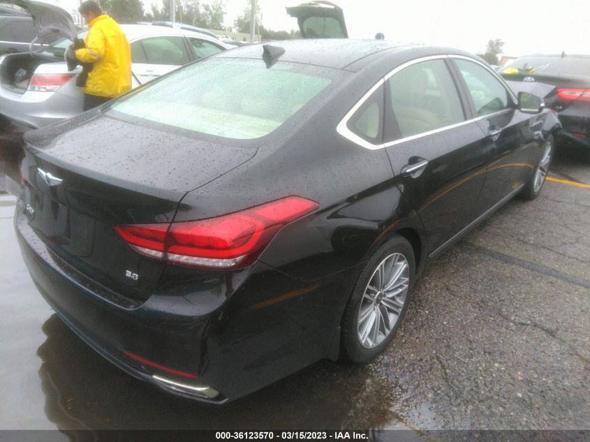 2018 Genesis G80 3.8 VIN: KMHGN4JEXJU232709 Lot: 36123570