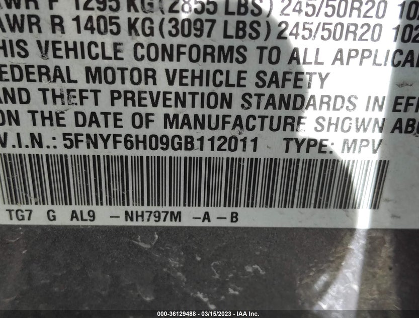 5FNYF6H09GB112011
