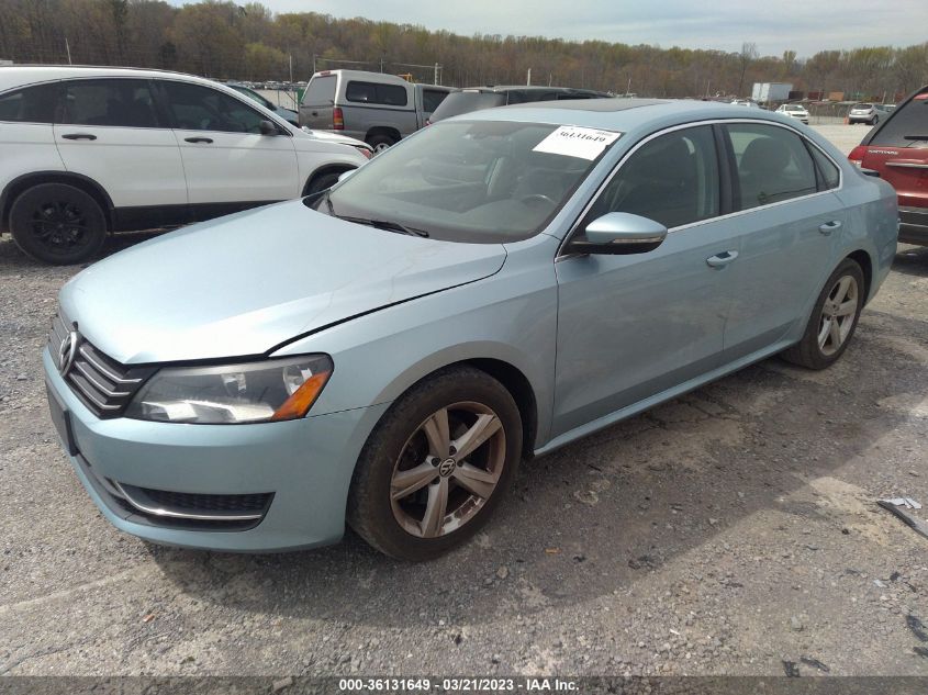 2012 Volkswagen Passat 2.5L Se VIN: 1VWBH7A38CC032679 Lot: 36131649