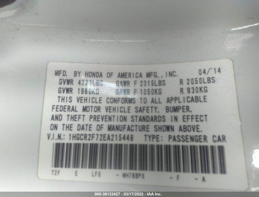 1HGCR2F72EA215448