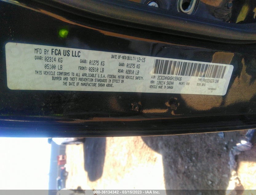 2C3CDXHGXGH159436