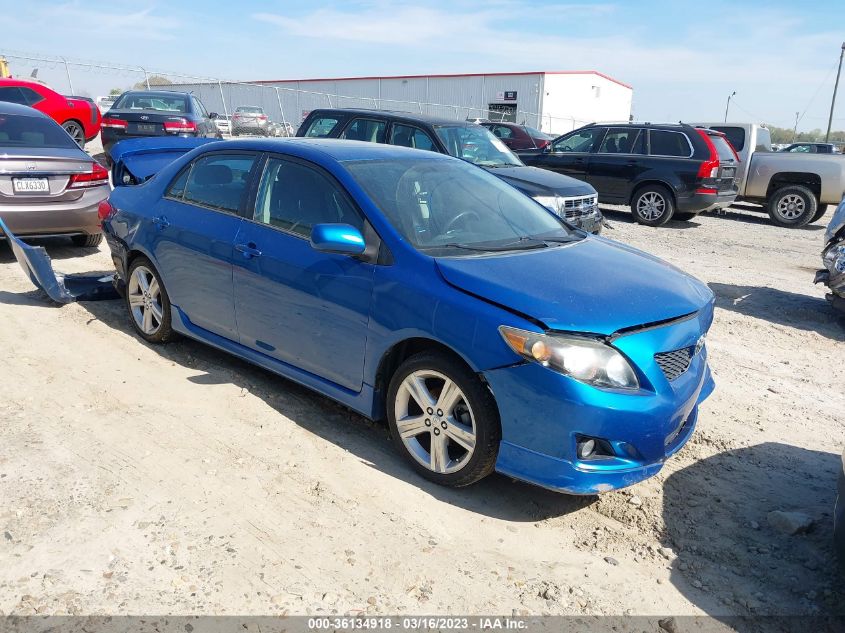 2009 Toyota Corolla Xrs VIN: 1NXBE40E19Z004539 Lot: 36134918