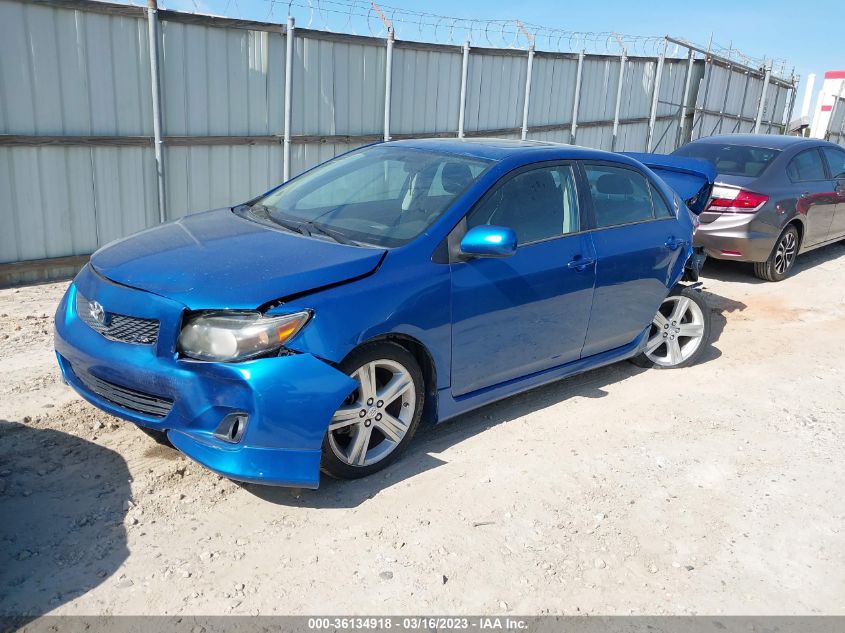 2009 Toyota Corolla Xrs VIN: 1NXBE40E19Z004539 Lot: 36134918