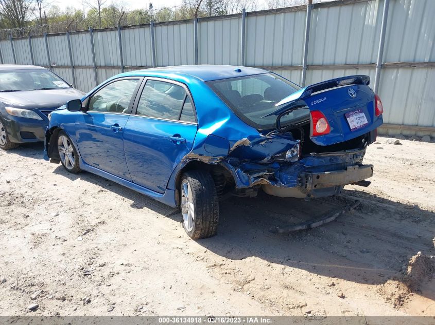 2009 Toyota Corolla Xrs VIN: 1NXBE40E19Z004539 Lot: 36134918