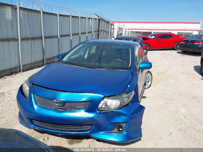 2009 Toyota Corolla Xrs VIN: 1NXBE40E19Z004539 Lot: 36134918