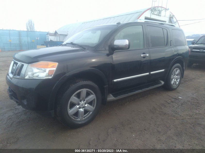 2012 Nissan Armada Platinum VIN: 5N1BA0NE6CN606285 Lot: 36135371